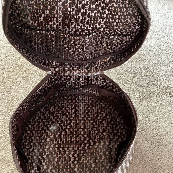 Henri Bendel RARE round XL travel cosmetic case bundle - Picture 5 of 13